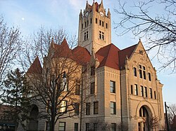 Hancock County Courthouse in Greenfield